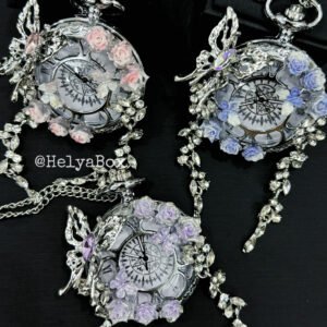 Handcrafted Butterfly Pocket Watch