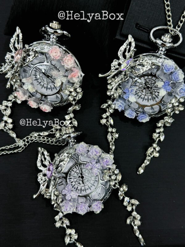 D332AD079E4F5B4CD1F0D546929B95C1 Handcrafted Butterfly Pocket Watch
